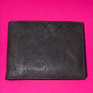 Black Leather Wallet